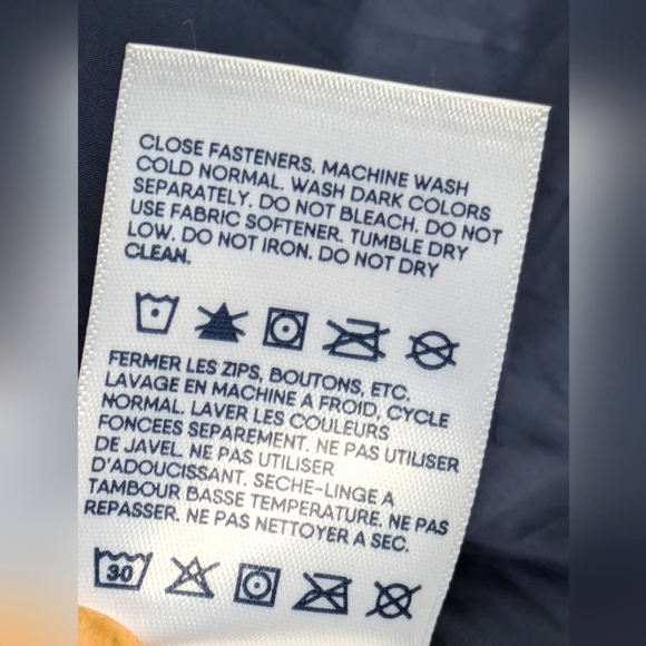 Land End Kids Navy Jacket size XL - Picture 5 of 8